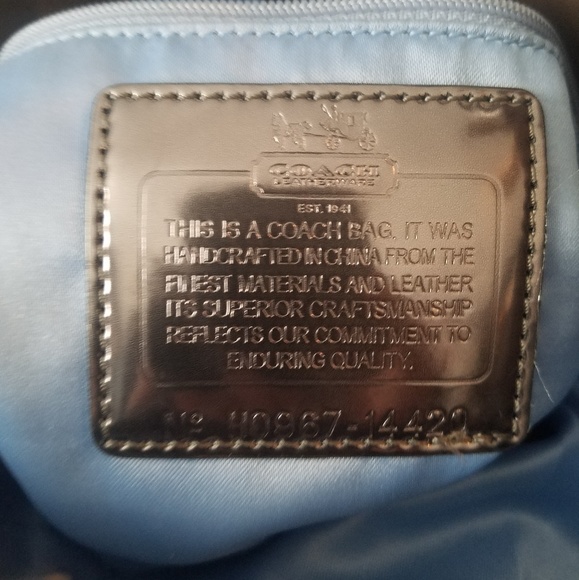 Authentic Coach Purse - Picture 2 of 3